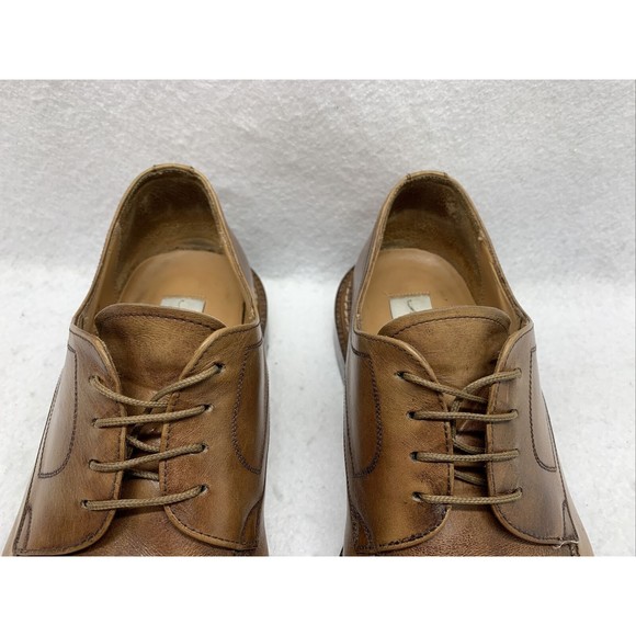 Mezlan MALTA Men’s Leather Square Toe Derby Lace Up Shoes 53911 Tan Brown 10.5M main image 4